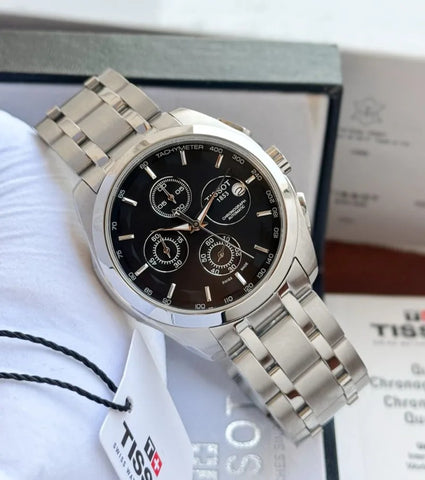 TISSO_T 1853 7AAA PREMIUM ORIGINAL BLACK DIAL (All Chronograph Work)