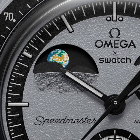X Swatch Bioceramic Mission To Earthsphase SpeedMaster (All Chronograph Work)