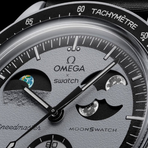 X Swatch Bioceramic Mission To Earthsphase SpeedMaster (All Chronograph Work)