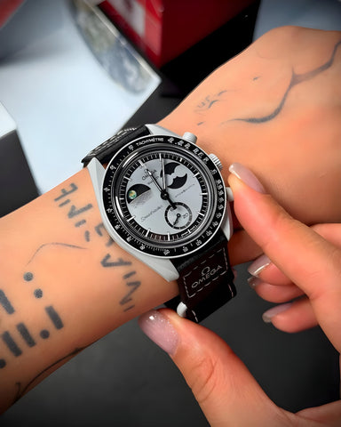 X Swatch Bioceramic Mission To Earthsphase SpeedMaster (All Chronograph Work)