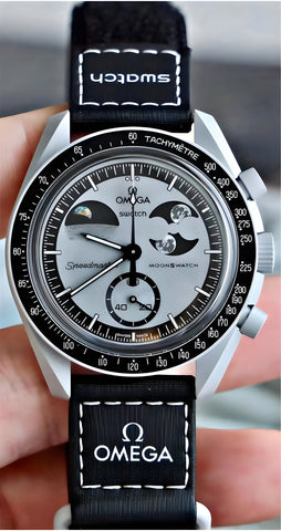 X Swatch Bioceramic Mission To Earthsphase SpeedMaster (All Chronograph Work)